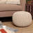 Ignazia Upholstered Cotton Storage Ottoman