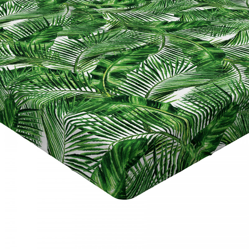 Microfiber Floral Fitted Sheet, Full Fitted Sheet
