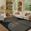 Tapis d'extérieur moderne en faux jute avec envers antidérapant, tapis de patio lavable pour terrasse, cour et intérieur-1952344269