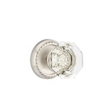 Double Dummy Old Town Clear Knob with Rope Rose