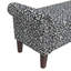 Banc de rangement avec accoudoirs roulés Wallen