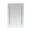 Armoire à pharmacie à DEL avec désembueur, l 24 po x H 40 po x P 5 po Osher, prises électriques, horloge numérique, gradateur, miroir grossissant 3X à DEL réglable-1887158077-1887158076