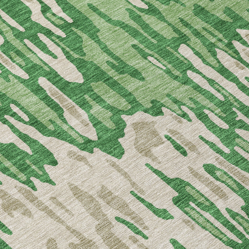 Ken Green Washable Indoor-Outdoor Rug - , 9' x 12'