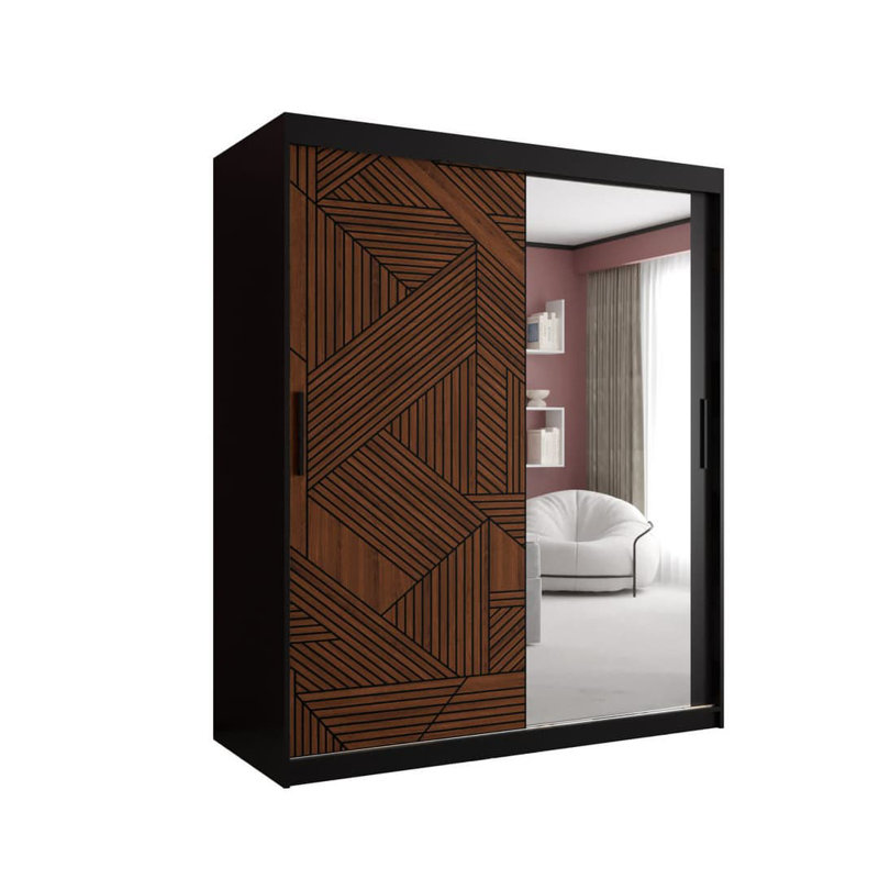 Rakaya 2 Door Manufactured Wood Wardrobe