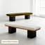 Banc rembourré blanc-1333333202