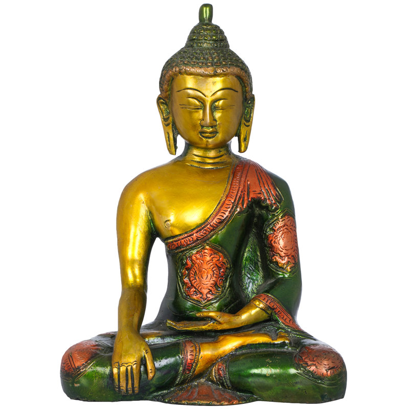 Main de Bouddha dans Bhumisparsha Mudra, Toucher de henné incroyable