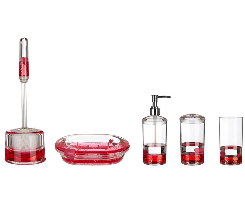 Alderete Acrylic Free-Standing Toilet Brush Holder
