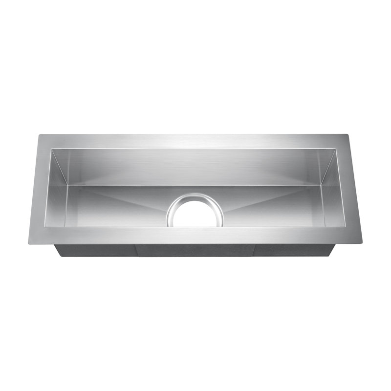 Whitesboro 23.25'' L Single Bowl Stainless Steel Kitchen Sink
