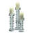 Glass Ribbed Candleholder/Vase-7121219