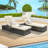 Outdoor Patio Chaise Lounge Chair - Foldable, Compact Design Adjustable , Cushion Pe , Galvanized Steel For Garden, Poolside Chairs With Storage , Weather Patio, Backyard-1349916315