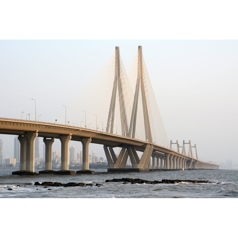 Naaman Sea Link - Wrapped Canvas Print, 30cm H x 46cm W x 3.8cm D