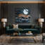 "Wildlife Genet", art mural sur toile gris-1251385749