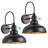 Farmhouse 1-Light Dusk To Dawn Sensor and Motion Sensor Outdoor Wall Barn Lights-1797432332