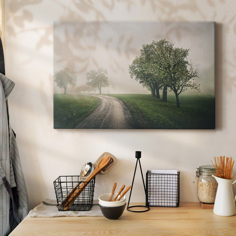 «Dusty Spring», toile tendue avec châssis, H 12 po x l 18 po