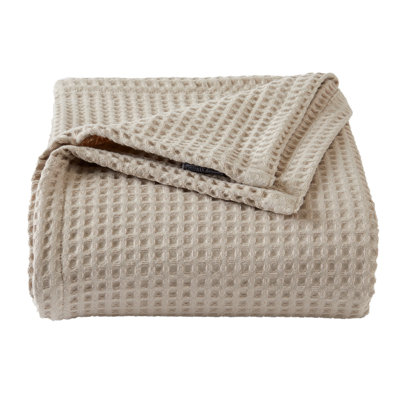 Vila Cotton Waffle Throw Blanket