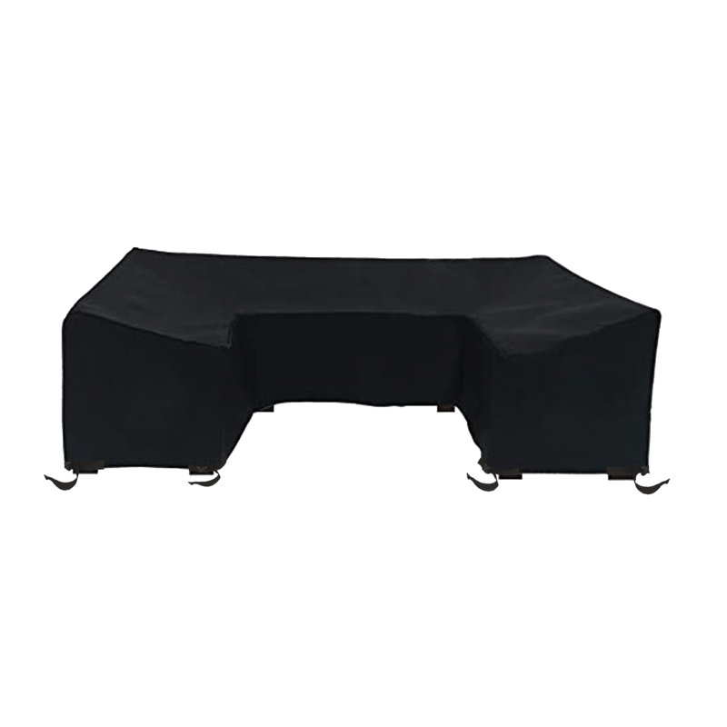 Outdoor Heavy Duty Waterproof Patio Sectional Sofa Cover, Outdoor Couch Lounge Patio Furniture Cover, 33" H x 90" W x 30" D