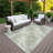 Machine Washable Indoor/Outdoor Jourdan ACN2387 Floral Rug-365478817