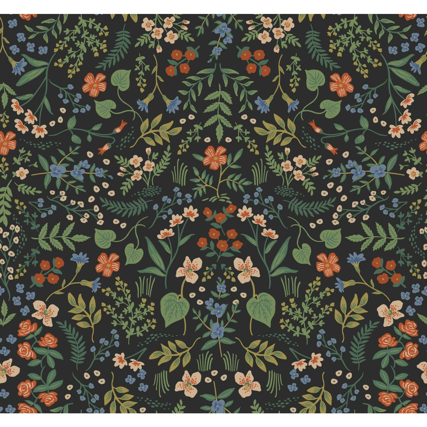 Wildwood Wallpaper Double Roll, Black
