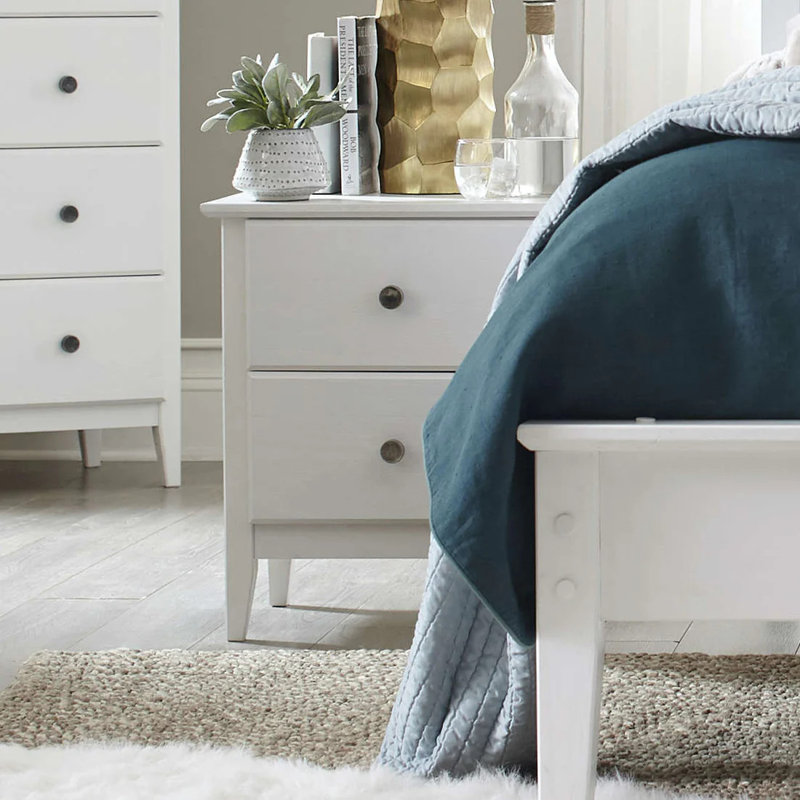 Greenport 2-Drawer Nightstand Set (2-Piece), White