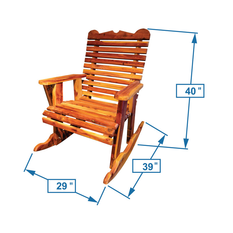 Chaise berçante Ozark Mountain