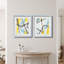 « Angles conversifs I », ensemble de 2 reproductions d’art graphique encadrées sur papier-343932390