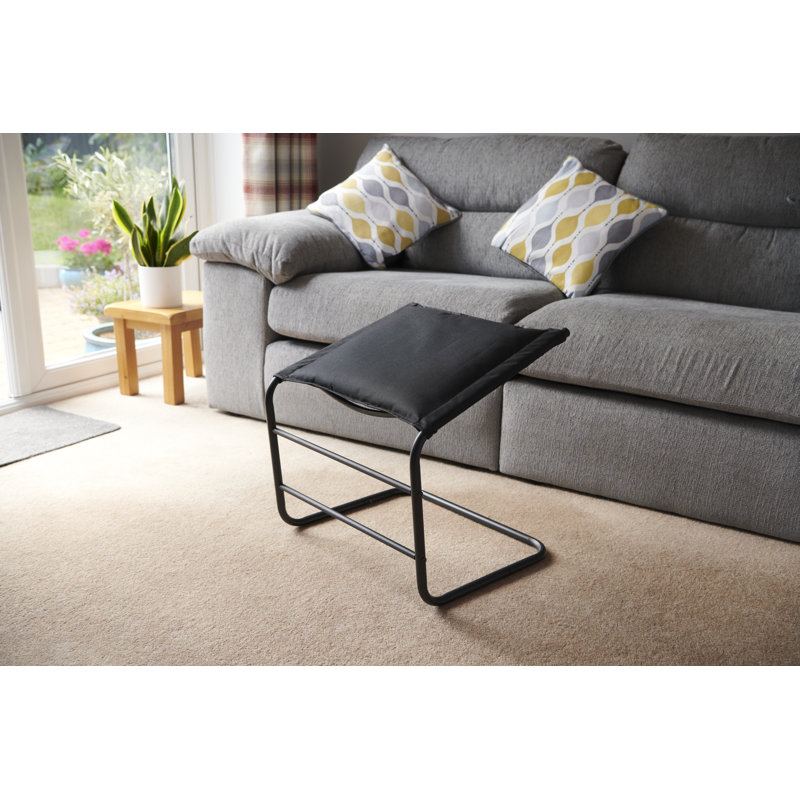 Aryas Wide Cover Footrest, Black