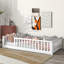 Lit plateforme simple avec clôture Giezi Kids-139651212-176622871