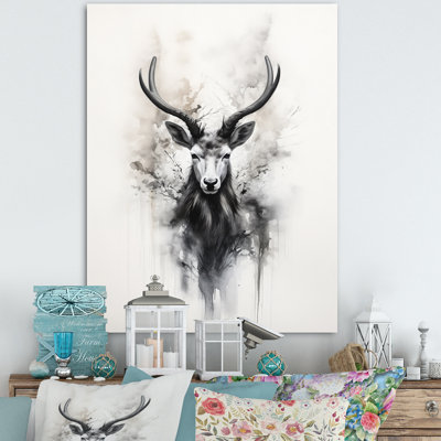 Baelin " Asian Art Antelope Sumi I "