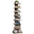 8-Tier Vertical Bookshelf, Narrow Bookcase for Small Spaces-1654360398