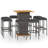 Tocarra Square 8 - Person Dining Set with Cushions-976084915