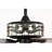 Langdale Tiffany Style Two Tiered Lighted Ceiling Fan Green Shade With Remote Control