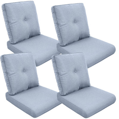 Schutt 22" W Olefin Outdoor Seat/Back Cushion with Removable Zippered Covers