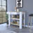 40 Kitchen Island, Two Shelves, One  Drawer