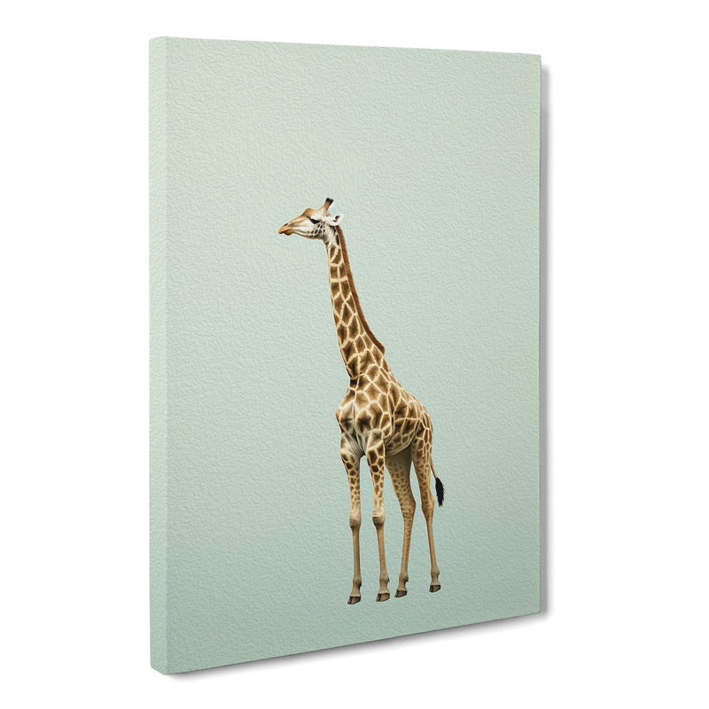 Giraffe Minimalism No.2 - No Frame Print, 76cm H x 50cm W x 3cm D