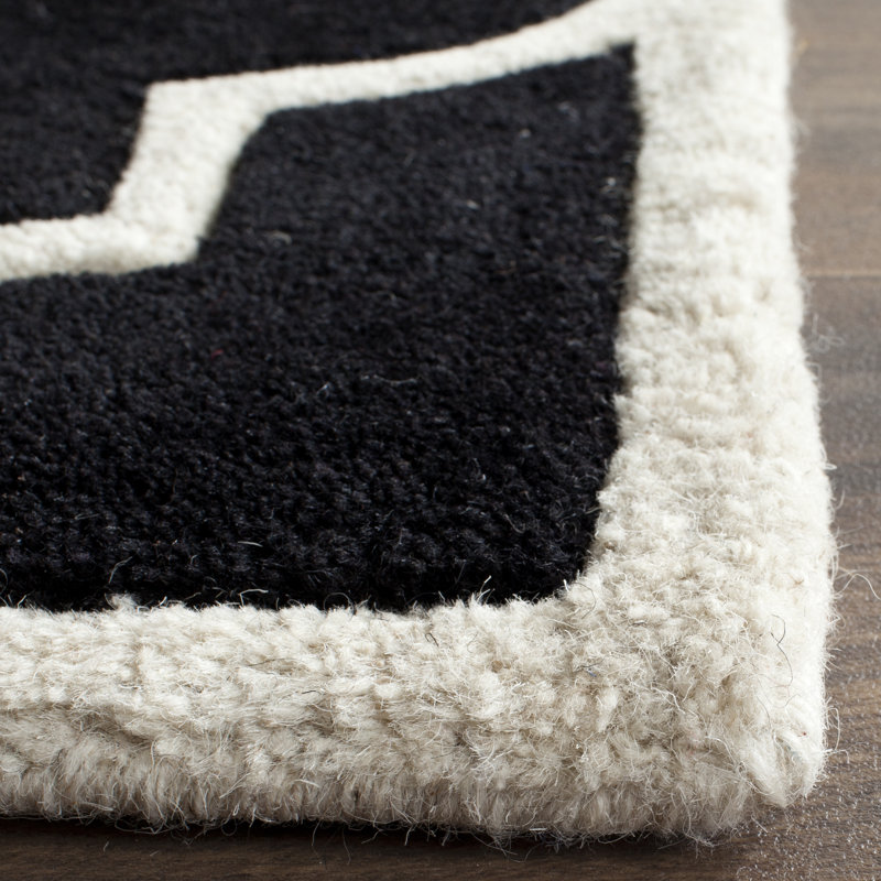 Carolene Hand Tufted Wool Geometric Rug, Rectangle 3' x 5'