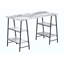 Bureau d'ordinateur, bureau personnel, ordinateur portable, tablettes de rangement, travail, métal stratifié d'aspect marbre, contemporain, moderne-1219999441