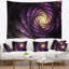 Tapisserie d'art numérique mauve fleur fractale-28485977