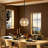 Vulpecula 1 - Light Glass Globe Pendant With Clear Hammered Glass-1798754861