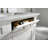 Malcom 60'' Double Bathroom Vanity with Marble Top-1946006430