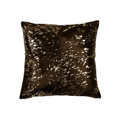 Animal Print Microsuede Throw Pillow