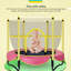 Trampoline de jardin de 5 pi avec enceinte de sécurité Hallolure-60004233