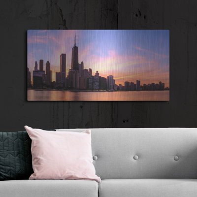 «Chicago Burning Amber Sunset» par AKG