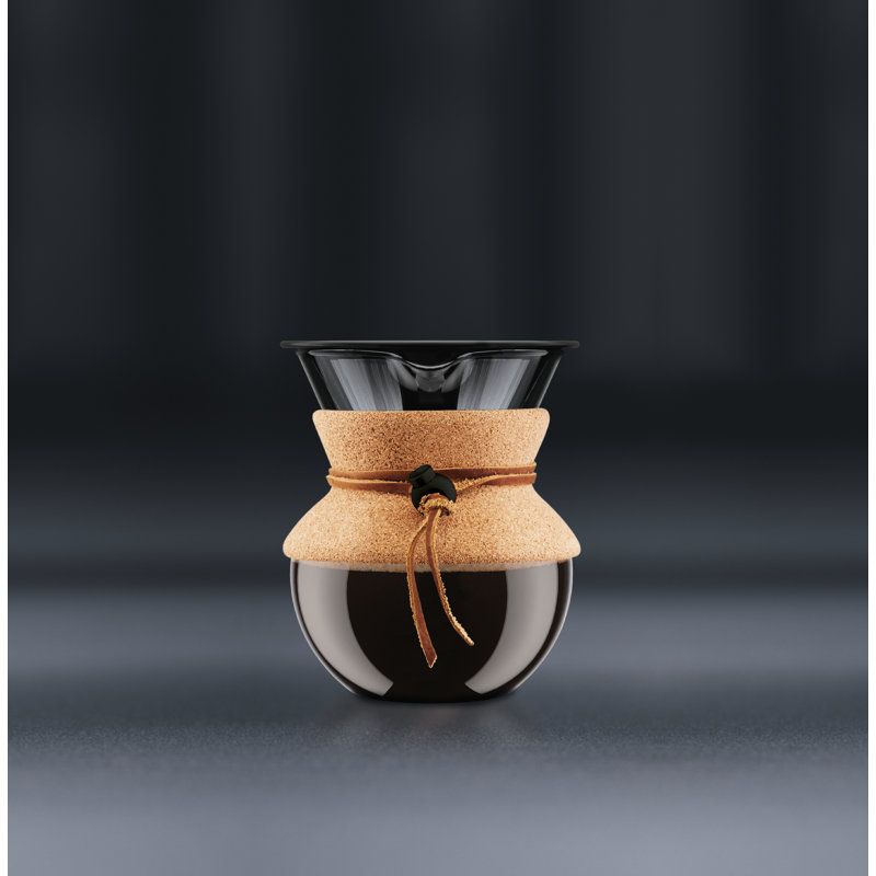 Bodum Pour Over Coffee Maker, 2 Cup, Brown
