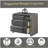 Yehoram Gray Finish Bedside Table