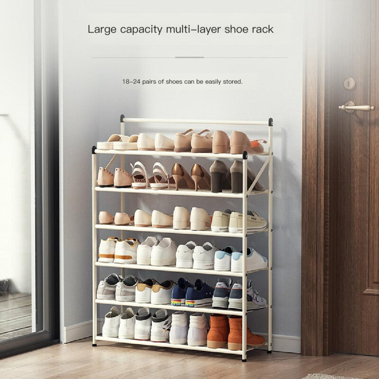 Rebrilliant 24 Pair Shoe Rack & Reviews