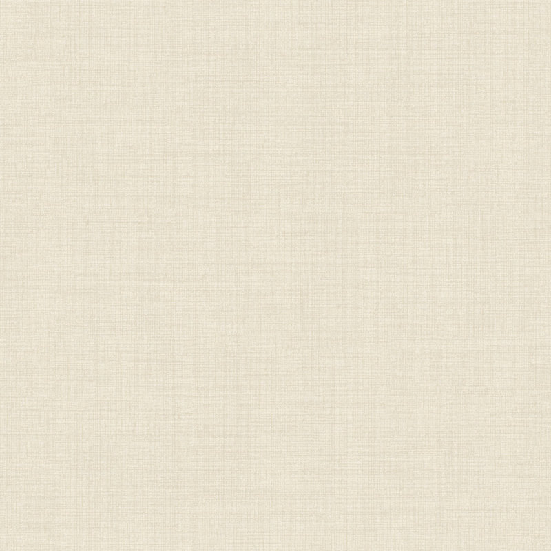 Little Dreamers Collection Textile Plain Wallpaper Roll, Cream