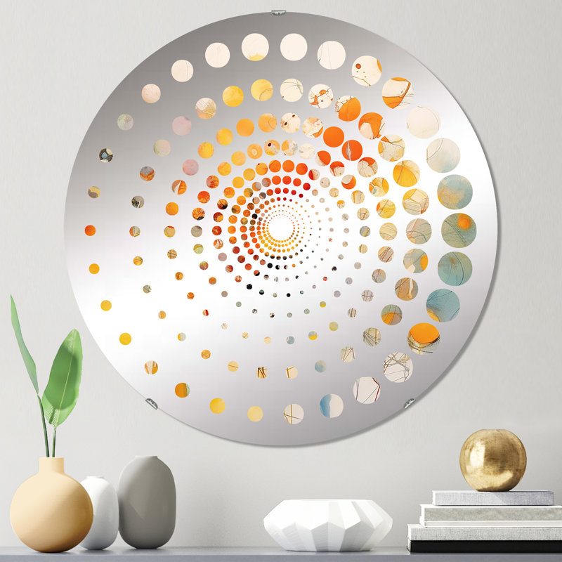 Keiah Circle Mirror, 23.6" x 23.6"