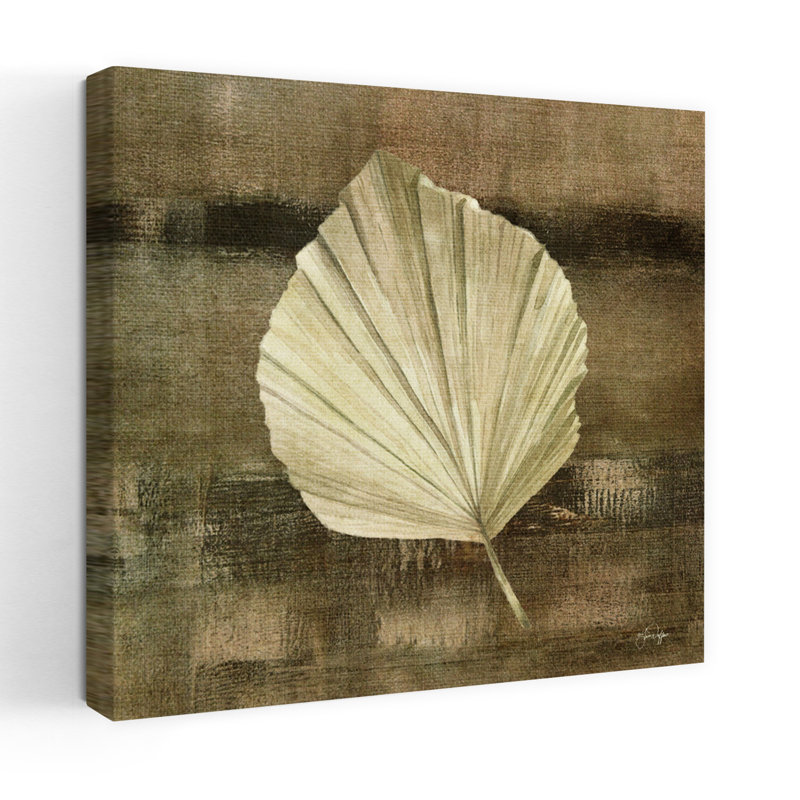 Art tropical flottant avec feuille de verdure, H 18 po x l 18 po