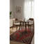 Tapis oriental rétro rouge tribal 3 pi 7 po x 6 pi