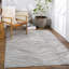 Zander Leather Geometric Area Rug in Magenta-80296897